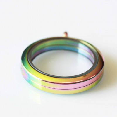 Rainbow Magnetic Locket
